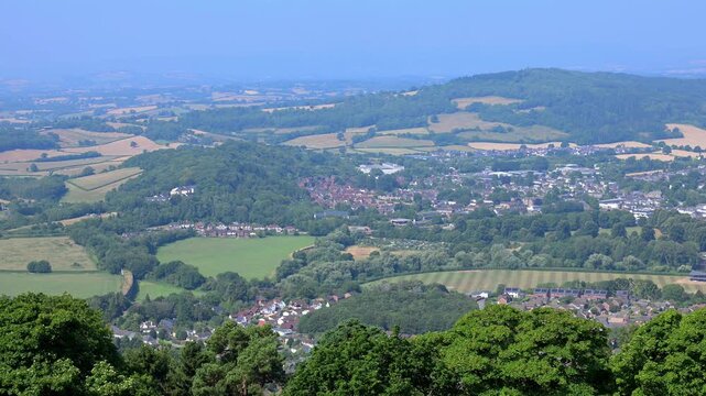 View from the Kymin, Monmouth.