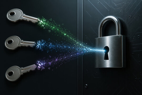 Three Key Shards Unlocking Secure Digital Access