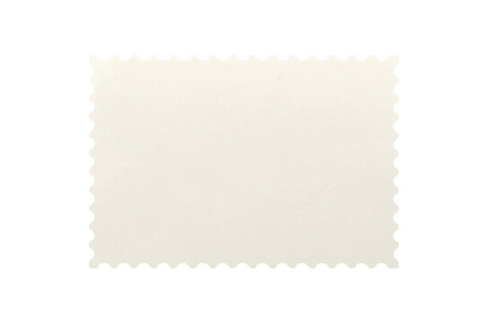 Blank cream scalloped edge paper card