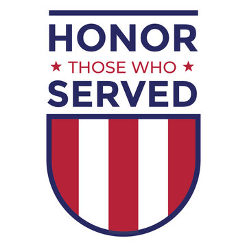 Honor those who served badge