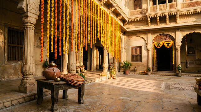 Vibrant holi celebration in rajasthan a colorful and joyful tradition