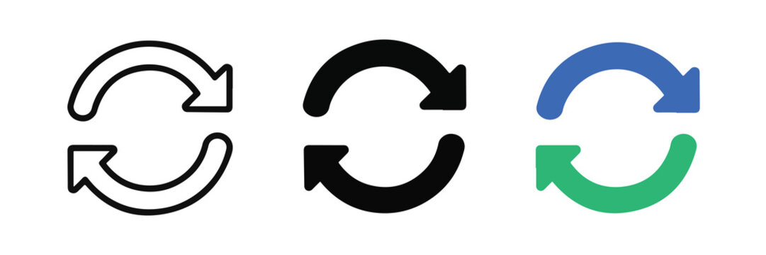 Sync Refresh Circular Arrows Icon