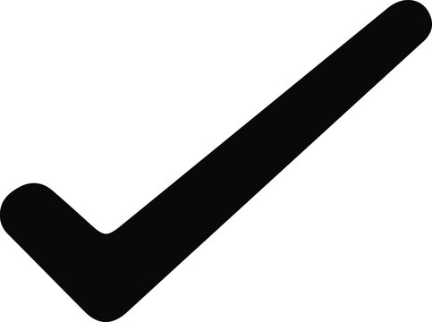 Checkmark Tick Mark Vector Graphic Silhouette Verification Icon