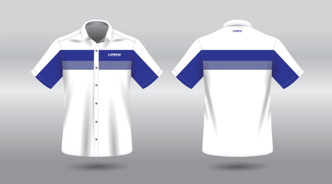 professional men&rsquo;s short sleeve work shirt