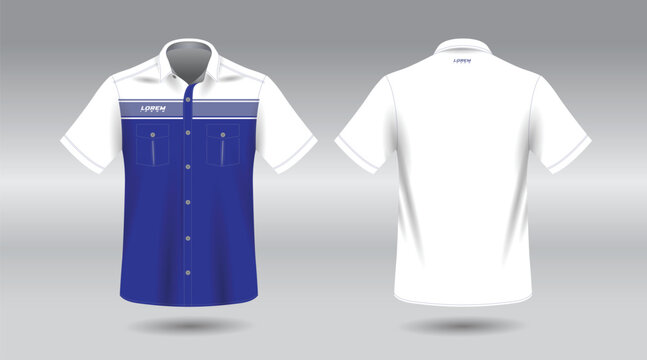 professional men&rsquo;s short sleeve work shirt
