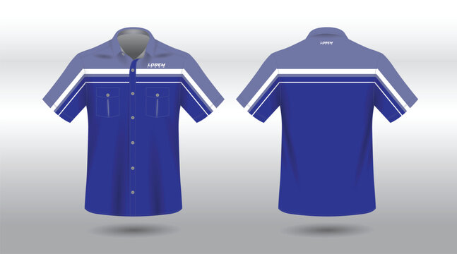professional men&rsquo;s short sleeve work shirt