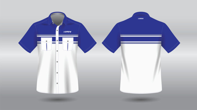 professional men&rsquo;s short sleeve work shirt