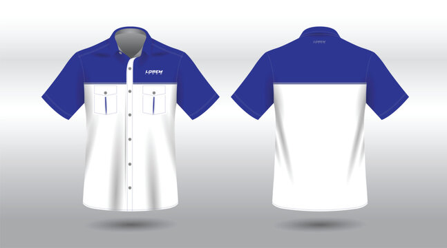professional men&rsquo;s short sleeve work shirt