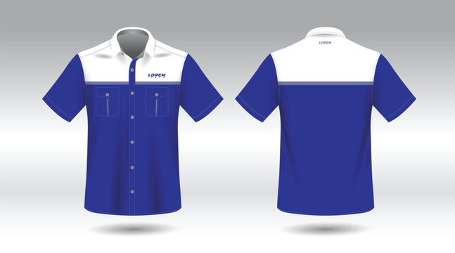 professional men&rsquo;s short sleeve work shirt