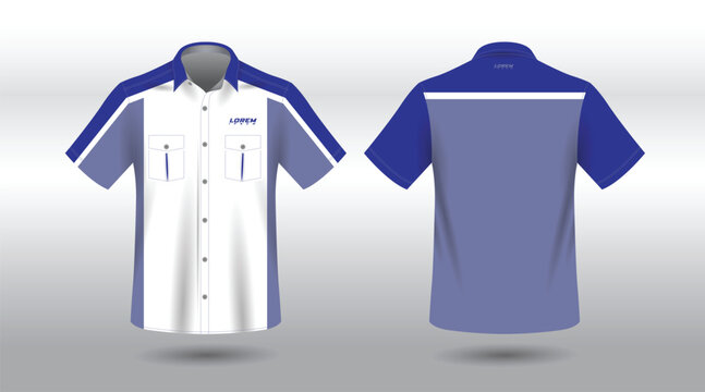 professional men&rsquo;s short sleeve work shirt