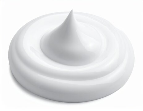 White Cream Tube Isolated on White Background, Blank Cosmetic Packaging for Skincare, Beauty, Face Care, Body Care, Medicine and Personal Health Products