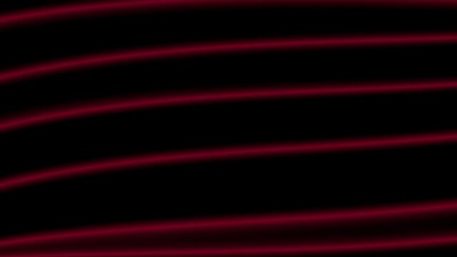 Dark red abstract light wave motion background loop &ndash; smooth flowing liquid animation with high contrast black texture, professional cinematic video for modern media display and creative background pr