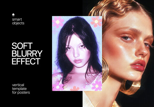 Soft Blur Photo Effect For Poster And Print Design