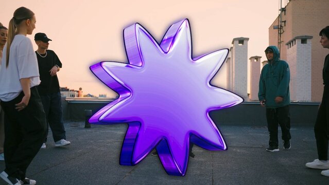 Glossy 3D Element 07
