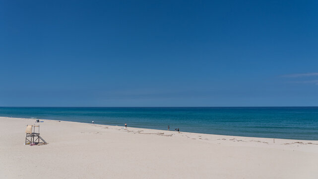 Iwami Seaside Park (Shimane Prefecture), blue sky and white sandy beach