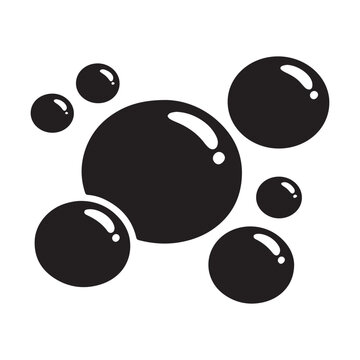 Abstract Bubble Vector Illustration &ndash; Minimal Floating Bubble Shapes Design