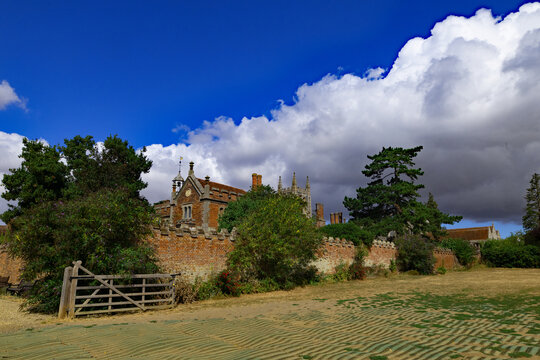 Cloud gathers in August, over drought ridden Long Melford.