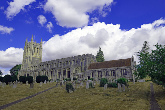 Cloud gathers over the Church of the Blessed Holy Trinity, Melford.