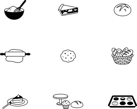 A delightful collection of thanksgiving themed vector illustrations perfect for seasonal designs and festive holiday graphics