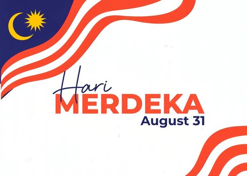 Malaysian Flag Hari Merdeka