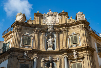 Fototapeta premium Quattro Canti or Piazza Vigliena