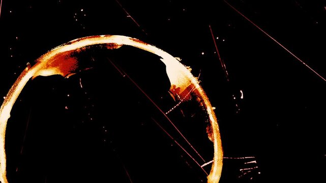 Raw punch hole circle transition