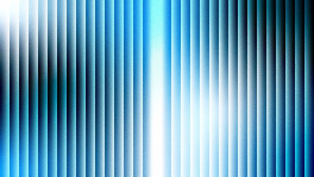 Vertical stripes pattern featuring dynamic blue and white illumination creating depth. Abstract gradient background, wallpaper, banner backdrop 