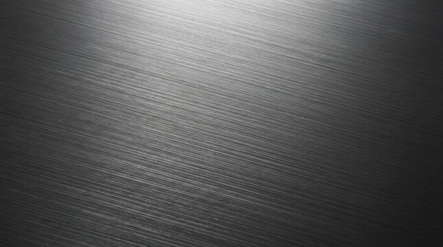 Abstract dark gray brushed metal texture background
