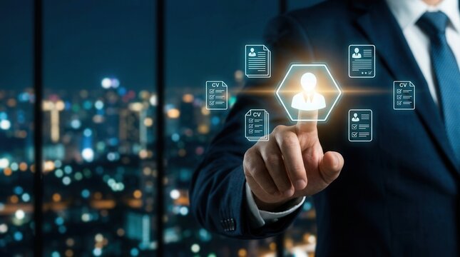 Identifying the best talent through strategic human resource management and candidate selection.