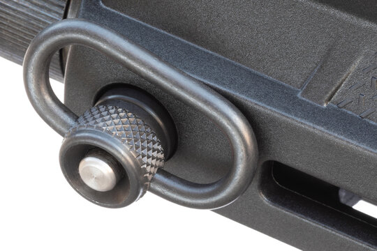 Quick disconnet mount on a tactical shotgun