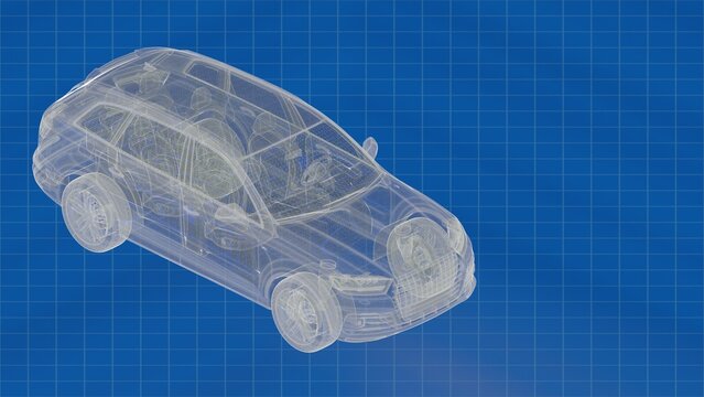 Car Blueprint Design