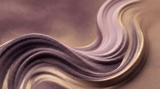 Soft Dusty Rose and Gold Velvet Fabric Waves and Plush Texture