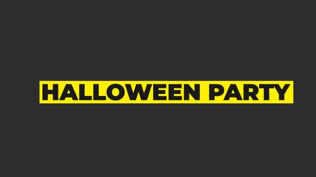 Animated yellow lower third graphic with white text for video editing and modern digital content