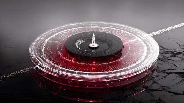 development laboratory visualizing microscopic machines through advanced holographic magnification technology