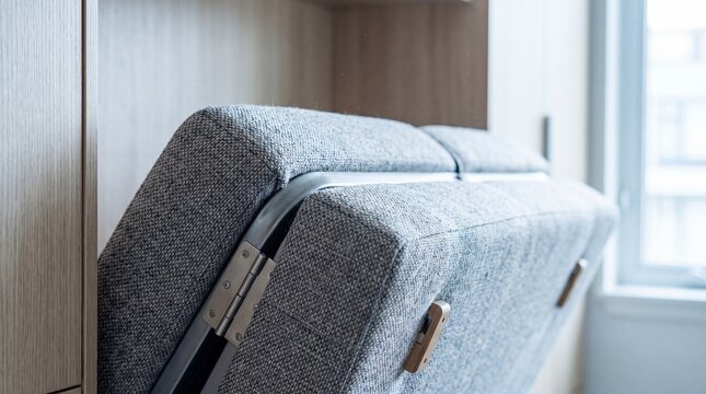 Micro Apartment Fold Down Murphy Bed Hidden Sofa Daytime