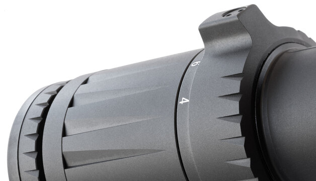 Boss on a rifle sight magnification ring