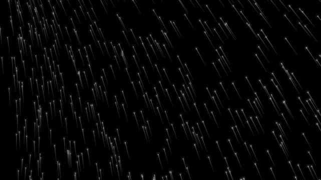 a Stars Mountain Moon Galaxy animation