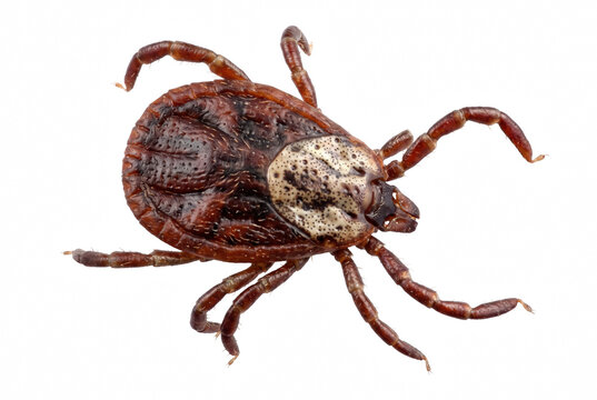 Detailed Macro Image of an American Dog Tick