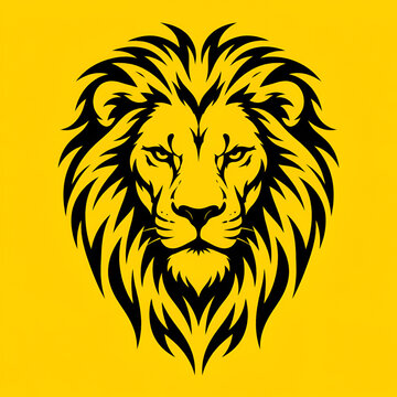 lion head vector