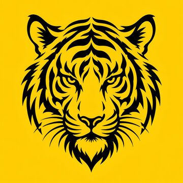tiger head vector