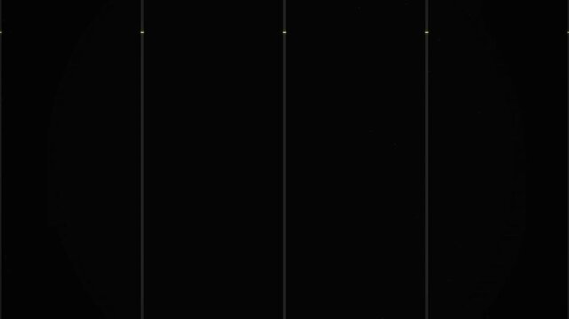 Minimalist 2D Animation of an Orange Bus Driving Through a City Tunnel at Night, 16:9 60fps 4K