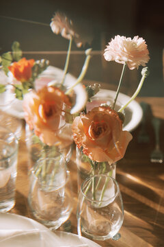 Simple Pink Flower Arrangement