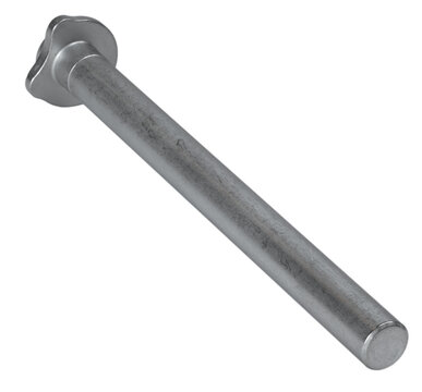 Full length recoil spring guide rod for a handgun