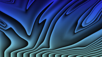 Obraz premium Abstract fluid wave pattern with blue and teal gradient transitions perfect for modern digital backgrounds and screens.