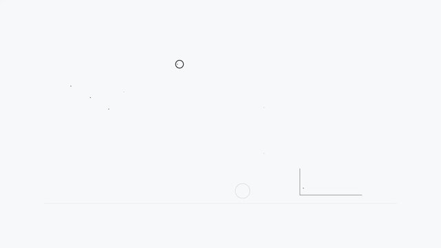 Minimalist digital user interface wireframe on white background