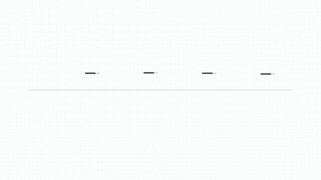 Minimalist digital dashboard interface elements in wireframe style