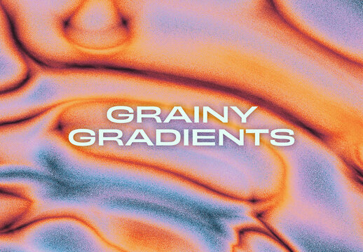 Set of 4 Grainy Gradient Background Textures