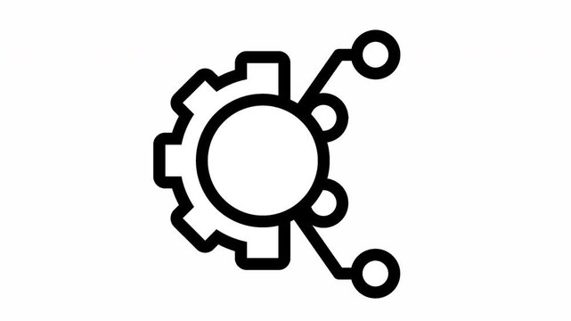 smart connection engine high technology video animation