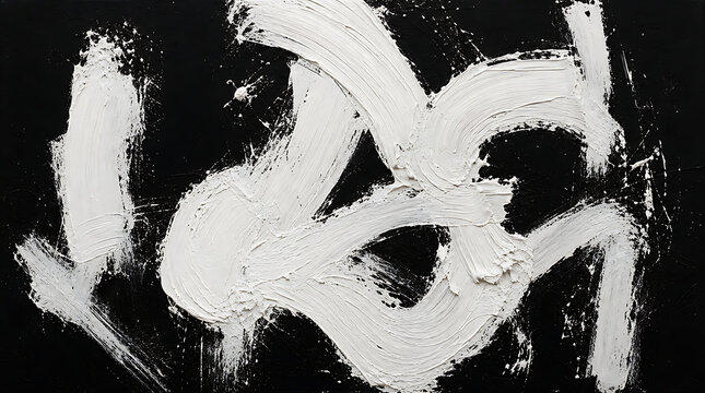 Impasto Techniques in Abstract Swirling Oil Painting