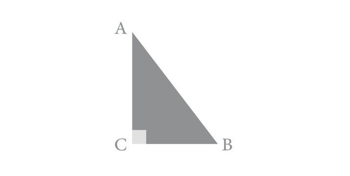 Triangle Shape in Geometry Mathematics.